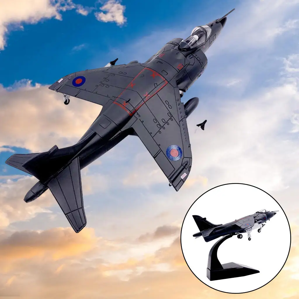 1:72 Alloy Diecast Simulation Jet Fighter Aircraft Model Plane with Stand Display Collection Home Decor for Boys Toy Ornament