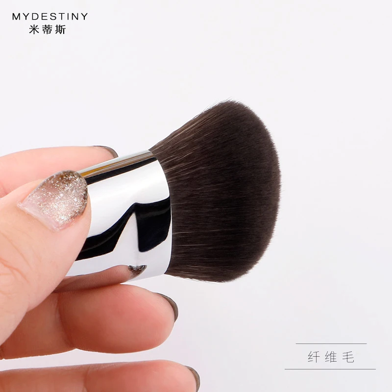 1pc High quality Angled Liquid Foundation Makeup brushes Liquid base Face BB cream Make up brushes Ebony handle Cosmetic tools