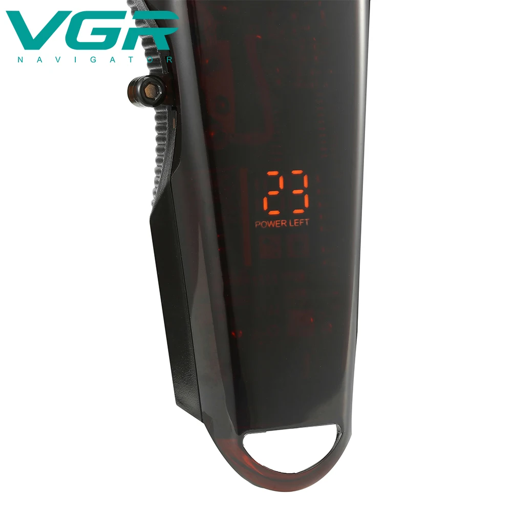 VGR Hair Clipper Professional Electric Electric Hair Trimmer Clippers  USB Rechargeable Hair Clipper Men Haircut Barber V-165