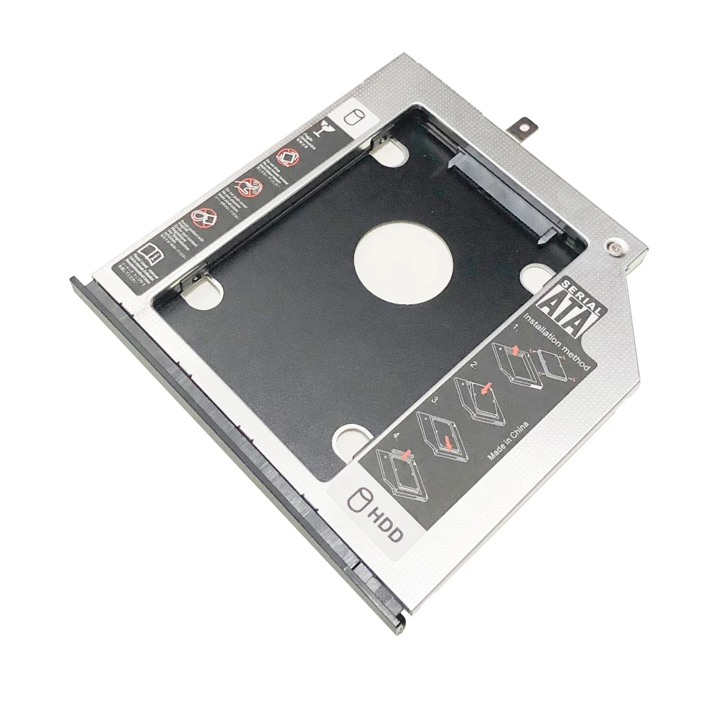 

with Bezel Cover Faceplate Bracket 2nd SATA 2.5" Hard Drive HDD SSD Optical Caddy for Asus K455 F455 X455 A455 X454 F454 R454