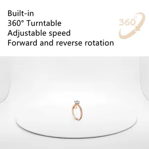 Nuevo Santo Photo Studio Photography Light Box Softbox Dimmable giratoria giratoria para joyas Fotografía Video 3D Escaneo 8 Mejor caja de fotos de estudio de ventas - №2