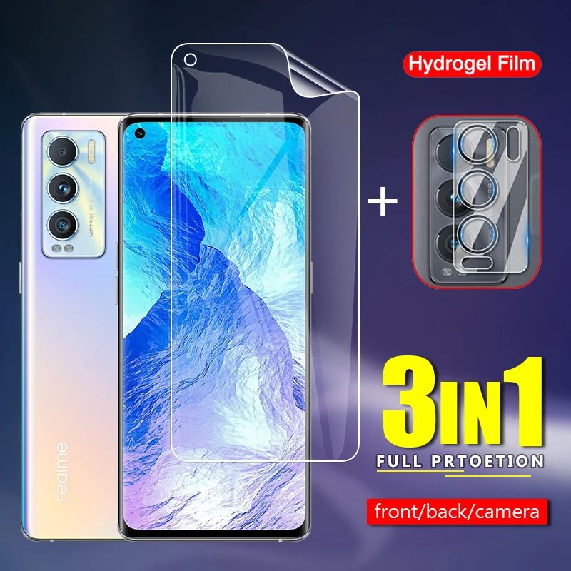 Slim Front / Back Soft TPU Protective Hydrogel Film For Realme GT Master Explorer Edition Camera Lens Screen Protector Glass