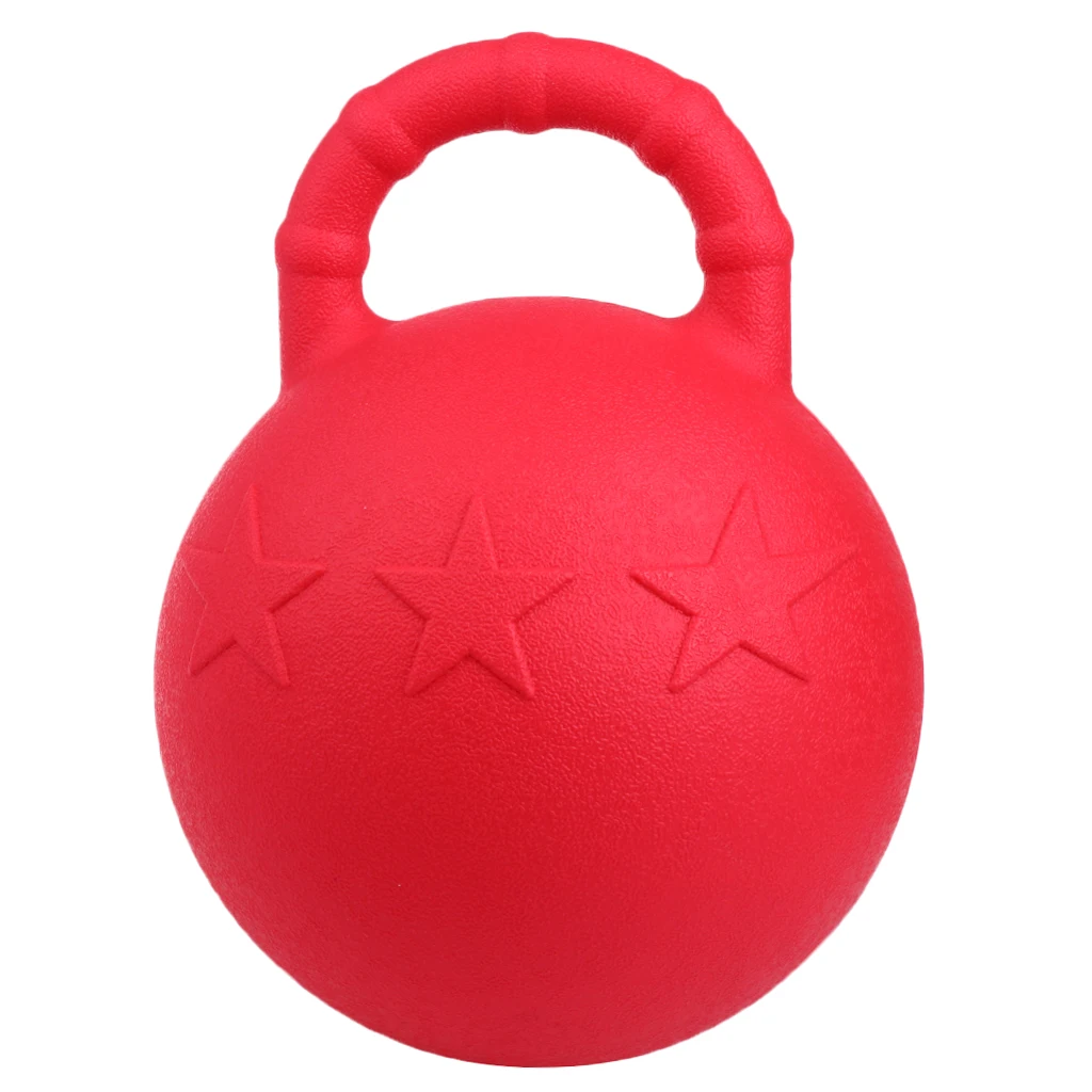 Large Equine  , Anti-Burst Horse Pony Dogs Soccer Ball Play Toy with Fruit Scented - 25cm Diameter, Random Color