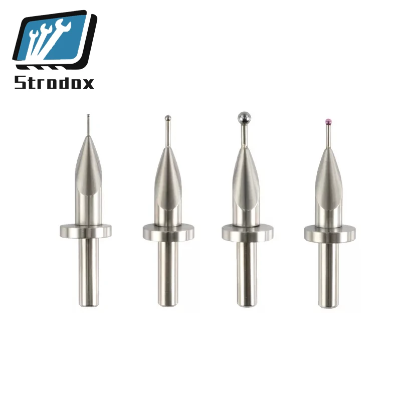 Altimetro Ago Maniglia 6mm Sonda di misurazione dell'altezza Leva in rubino Quadrante in acciaio al tungsteno Indicatore Pin 50mm Asta Gage Ball CMM