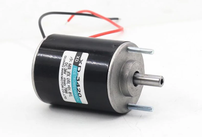 Hollow shaft DC motor 24V/12V speed regulating motor 30W micro high speed motor positive and negative small motor motor