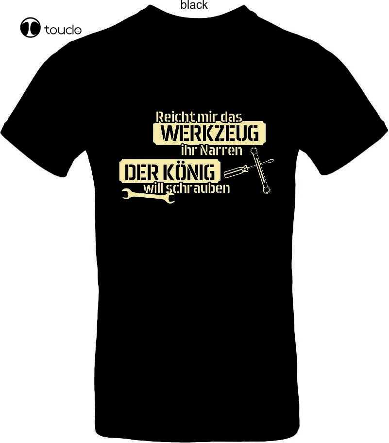 T-Shirt Reicht Mir Das Werkzeug Mopedjungs Hercules Zündapp Kreidler Vespa Mofa