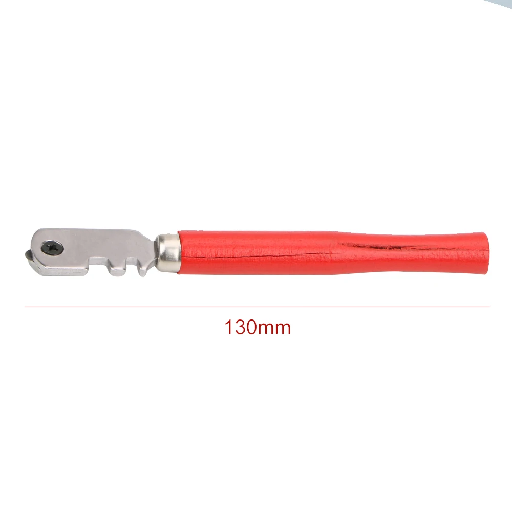 Wooden Handle 130mm For Hand Tool Diamond Tipped Professional Glass Tile Cutter Window Craft 1Pcs Portable Glass Cutter