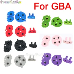 1set Pink Purple RED Rubber Conductive Buttons A-B D-pad For  GameBoy Advance GBA Silicone Conductive Start Select Keypad