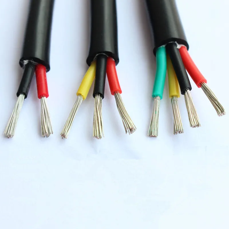 Silicone sheath cable wire 2-8 core high and low temperature resistant 22-11awg tinned copper core soft corrosion resistant wire