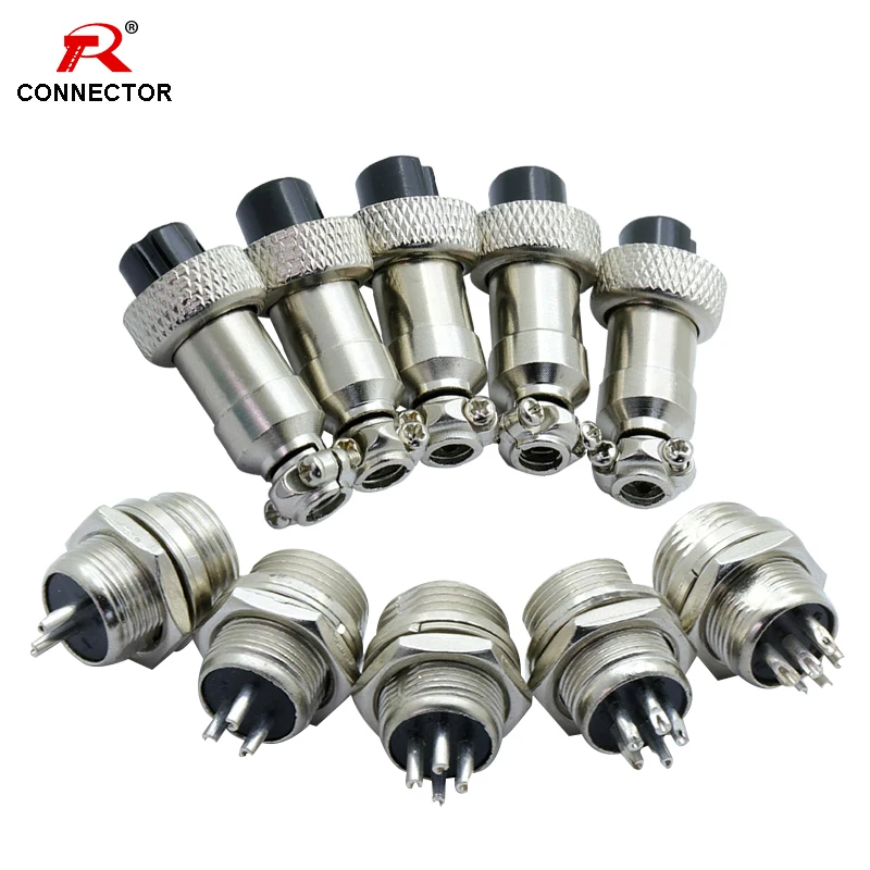 50sets GX12 Aviation/XLR Connector, Power Connecting/Signal Transmission, 2-7 Pins available