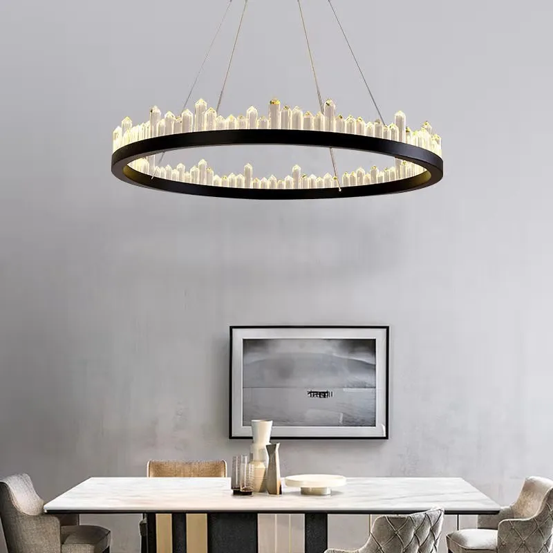 

Crystal Pendant Light Dining Room Crystal light Living Room Crystal lamp Luxury Bedroom Light Nordic Crystal Pendant Lamp