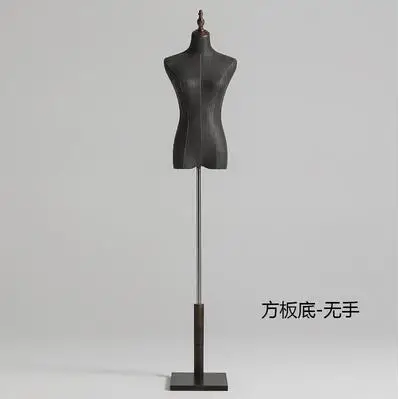 

Female Half Length Mannequin, 4Style, No Hand Model Suit, Trousers, Bracket, Display, Clothing, Wood Base,Adjustable Height,D290