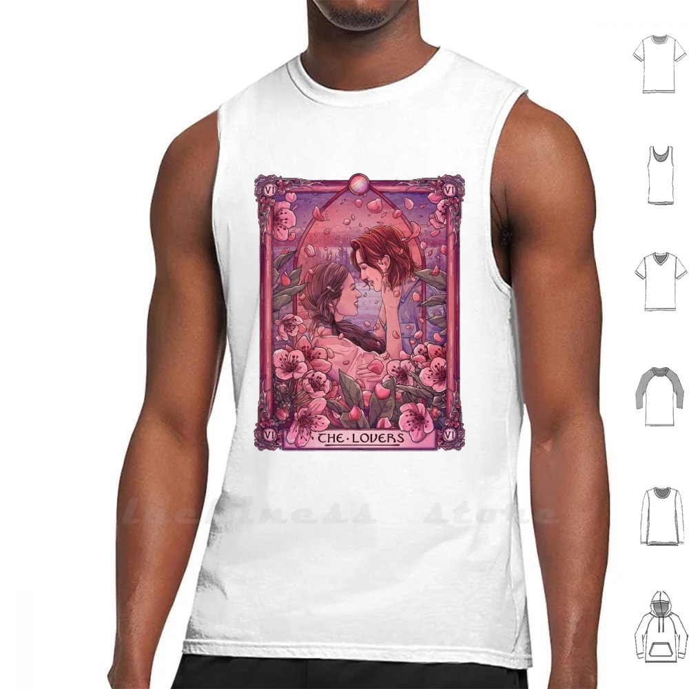 Wayhaught | The Lovers | Wynonna Earp Tarot Vest Tank Top Cotton Sleeveless Wynonna Earp Earptober Tarot Fanart Pop Culture