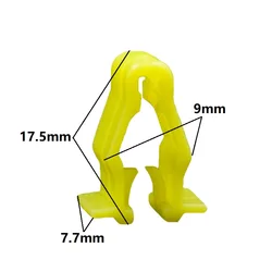 Yellow Wheel Arch Snap Fit Clip Trim Fixed Clip 90601-SMG-003 Auto Fastener Clips For Honda Civic CRV HRV