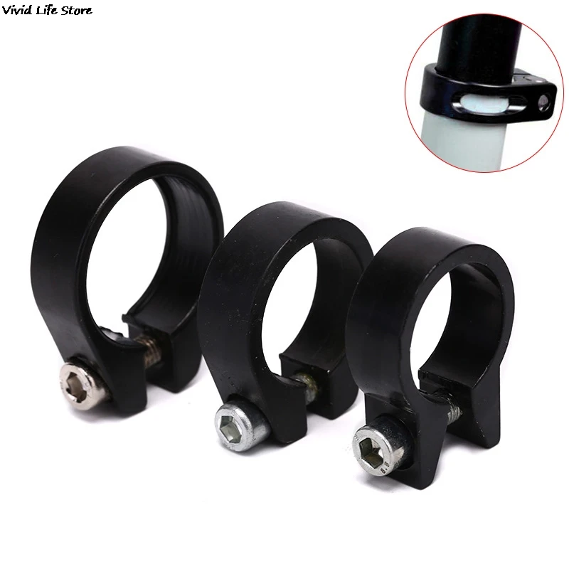 25.4/28.6/31.8mm Aluminium Alloy MTB Road Bicycle Quick Release Seatpost Clamp Bike Cycling Seat Post Tube Clip Bike Parts