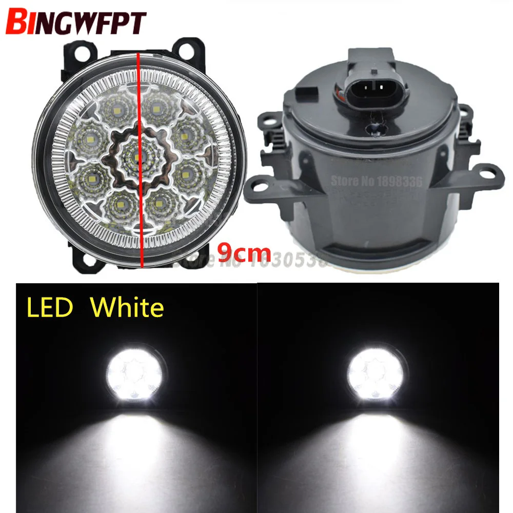 2PCS For Mitsubishi Pajero Sport /Montero Sport/Nativa/Prajero Dakar 9-Pieces Led Fog Lights H1112V 55W Halogen Fog Head Lamp