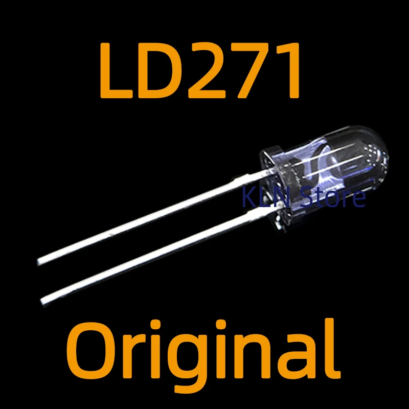 10pcs LD271 GaAs Infrared Emitter 950nm DIP-2 LD27 LD2 LD D271 271 Original