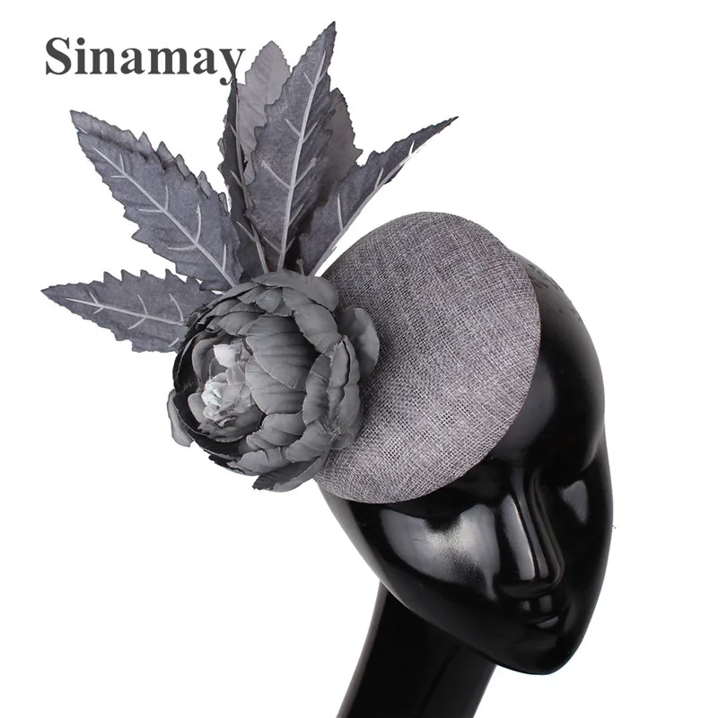 

Women Hair Accessories Wedding Bridal Floral Decorated New Style Fashion Fascinator Cocktail Party Hat Headwear Party Millinery