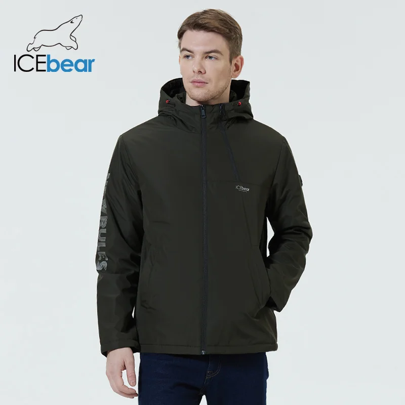 ICEbear 2023 Men\'s coats spring stylish jacket with a hood high-quality men\'s brand clothing MWC21661D