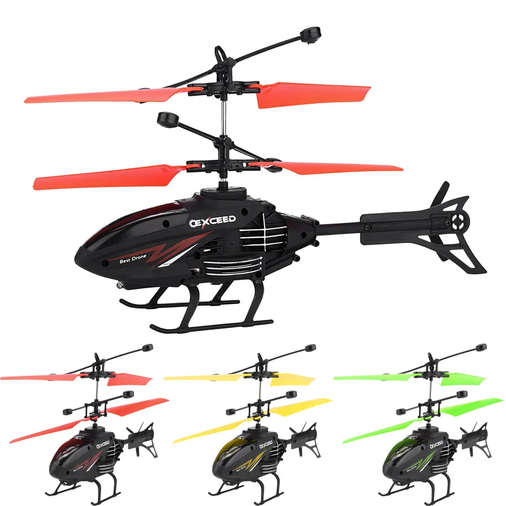 Aircraft Mini Drone Flying Helicopter Infraed Induction Drone Aircraft Remote Control KidsToy Boy Gift RC Drone Model Plane