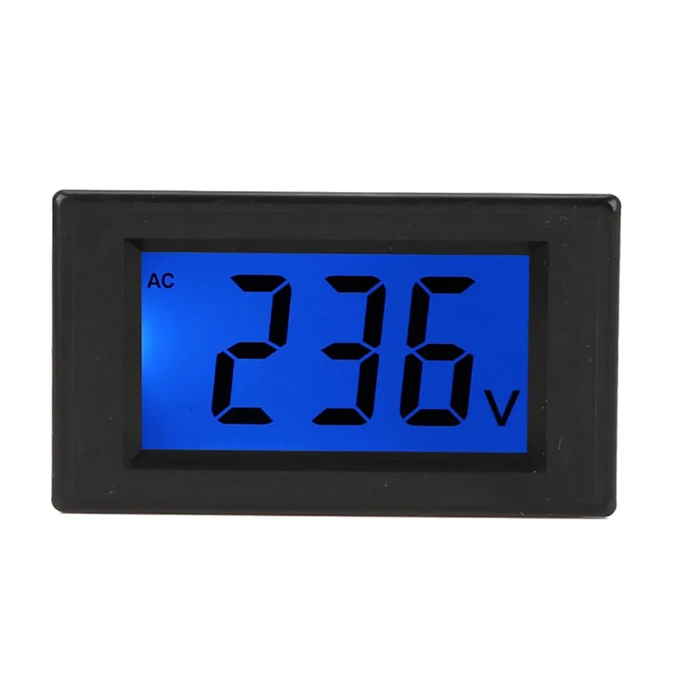 Taidacent LCD LED Digital Voltmeter Voltage AC 80-500V Two Wire Direct AC Digital Panel Voltmeter Volt Meter