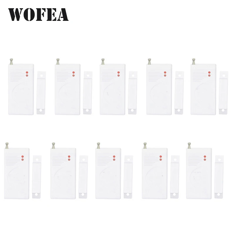 Wofea Magnetic Wireless Door / Window Open Sensor / Detector  For Home Security WIFI GSM Alarm System