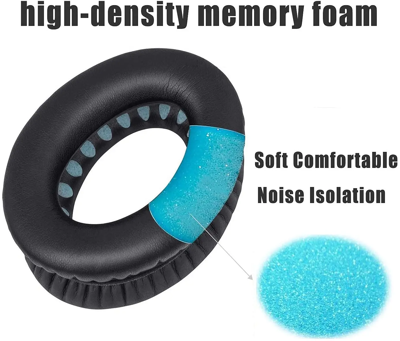 Vervanging Voor Bose QC15 Hoofdtelefoon QC35 Oorkussens QC25,QC35II Bose AE2,AE2i,QC2,AE2w, soundtrue/Soundlink Rond-Oor