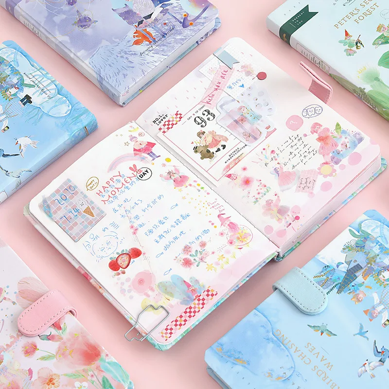 Fairy Tale Series Girl Heart Hand Book Gift Box Set Cute Ins Wind Student Notebook Hand Book Gift Box