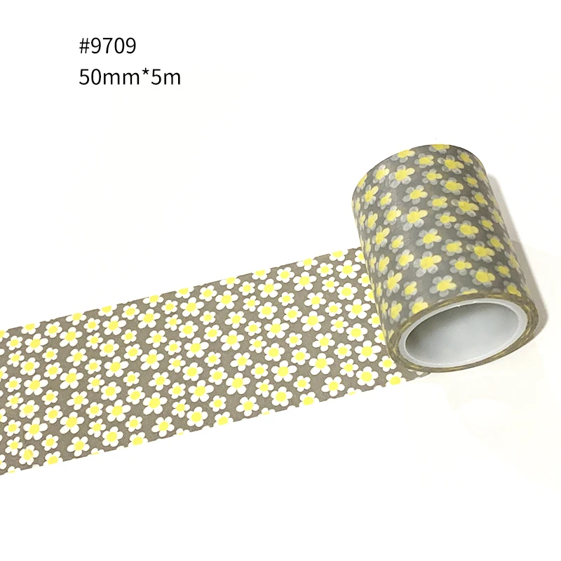 Wide washi tape solid color washi paper tape basic pattern design