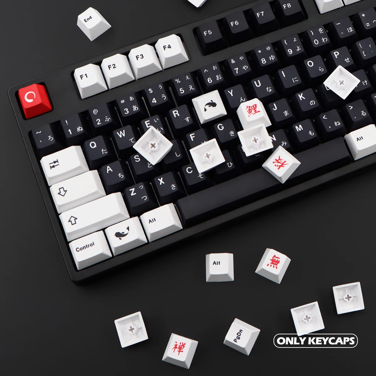 Teclas PBT SUMI GMK Cherry Profile DYE-SUB personalizadas para teclado mecánico Gateron Kailh MX Switch, 129 teclas