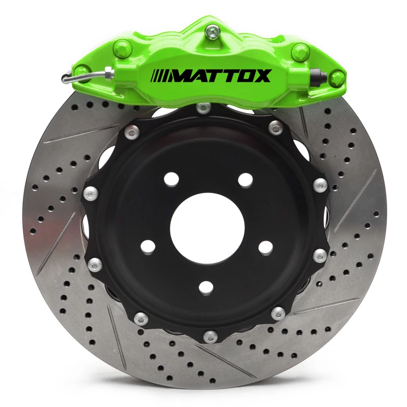 Mattox Modified Brake Kit 330*28mm with 4POT Piston Calipers For S3 Quattro 1.8i 20V Turbo (8L) 1999 2006 Front 17/18inch