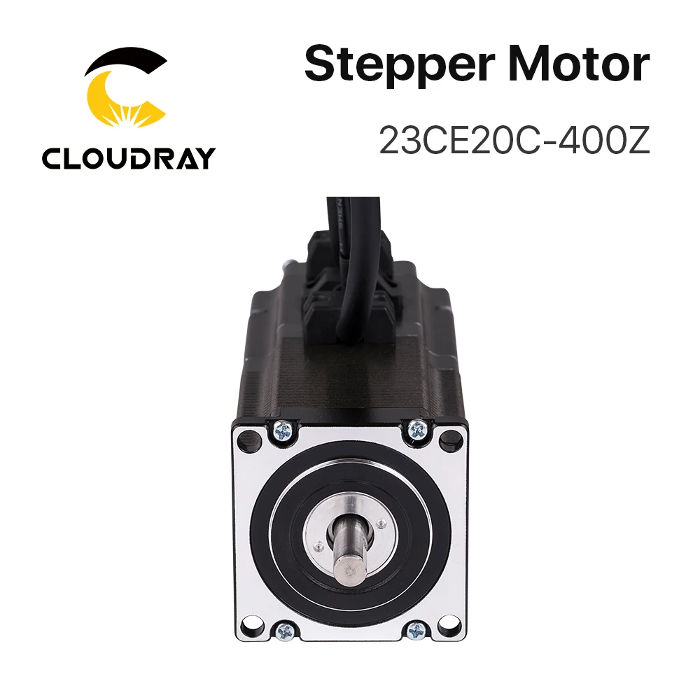 Imagem -02 - Cloudray-nema 23 Stepper Motor com Freio Servo Motor de Loop Fechado Codificador para Impressora 3d Laser Cnc 2.0n.m 4.0a