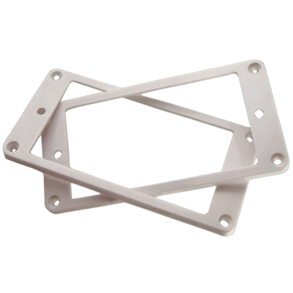 Plastic Flat Humbucker Pickup Mounting Ring Frame For Electric Guitar Stringed Instruments