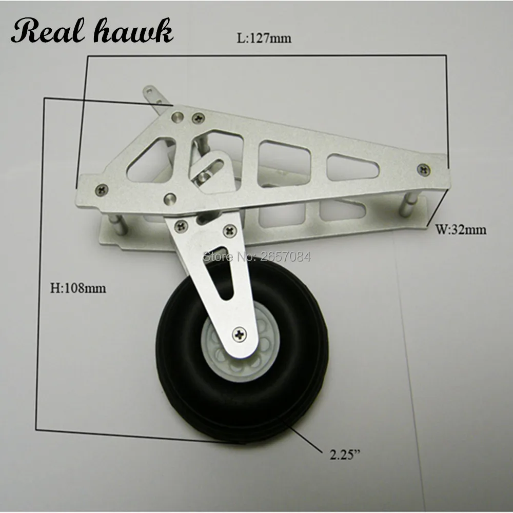 1 set 1.75/2.25/2.75 inch Aluminum alloy Sailplanes landing gear FOR Remote control aircraft model parts