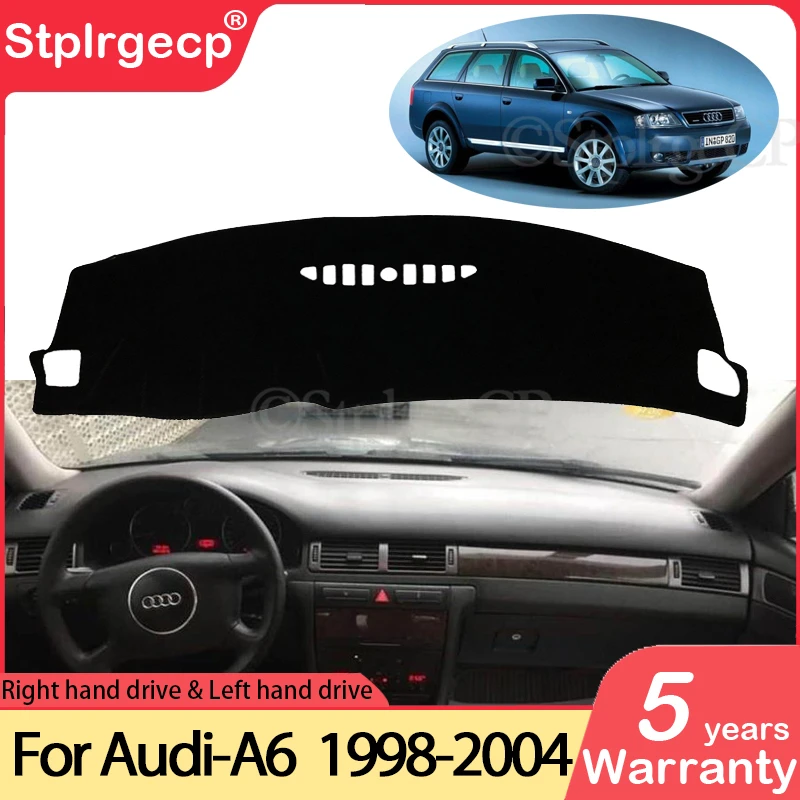 for Audi A6 C5 1998~2004 4B Anti-Slip Mat Dashboard Cover Pad Sunshade Dashmat Protect Carpet Accessories S-line 2001 2002 2003