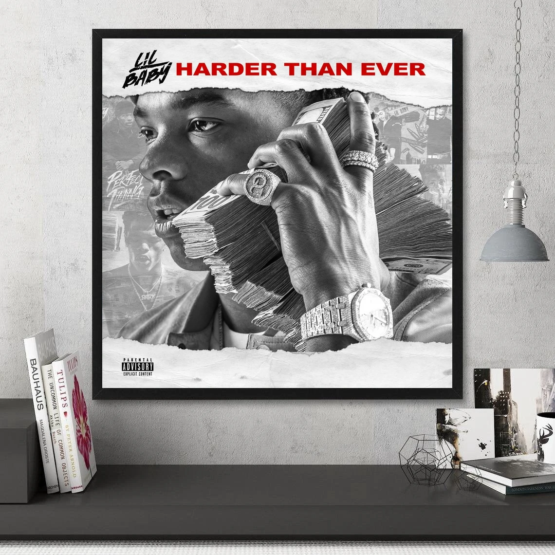 Lil Baby Harder Than Ever Music Album Poster Canvas Print Home Decoration Wall Painting ( No Frame )