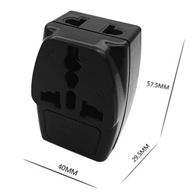 Wholesale CE 250v 16a India US UK AU swiss to eu Grounded Universal 2 in 1 Russia Germany french Schuko Plug Adapter Type E/F