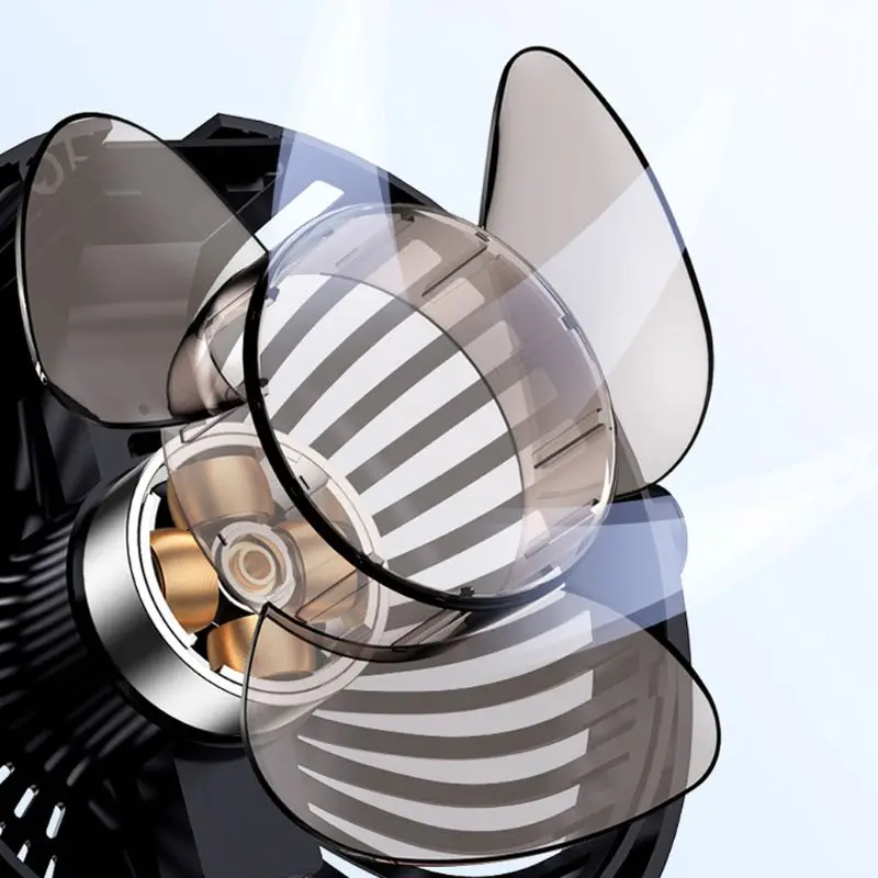 Universal 12v 24v ventilador de carro elétrico 360 graus rotatable 3 velocidade dupla cabeça do carro ventilador de ar de refrigeração automático com 5v usb carregador de celular