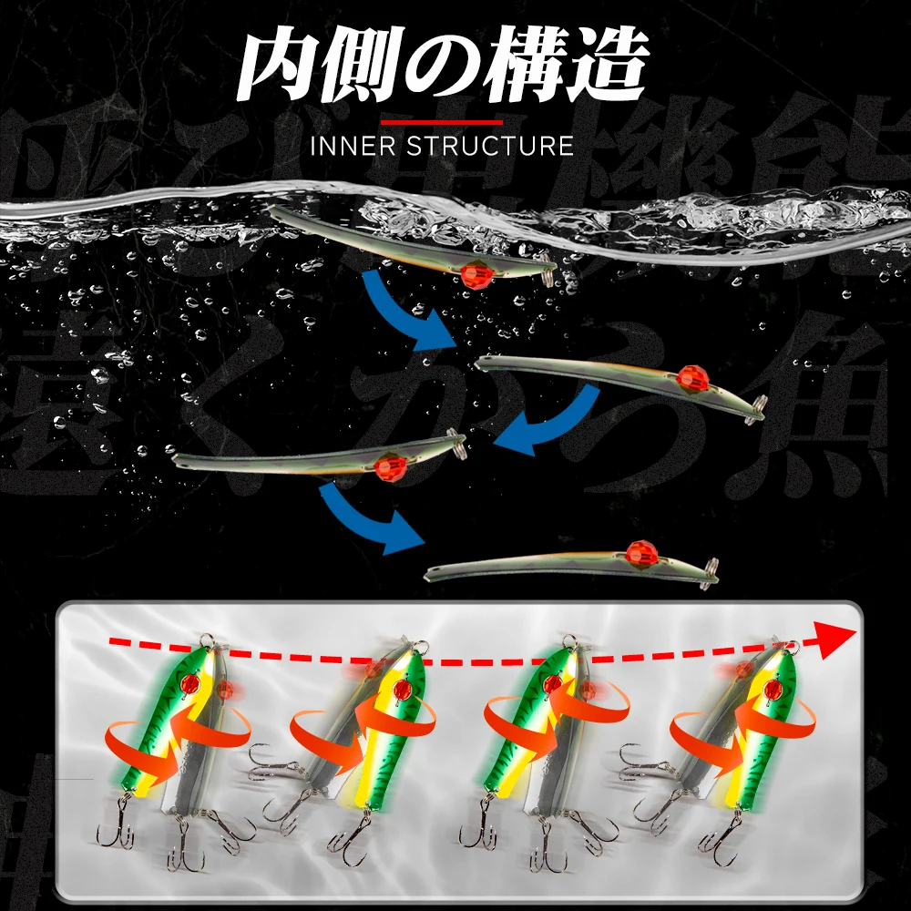 هانتهاوس المعادن تهزهز سبينر الغزل الصيد إغراء الطعم الثابت غرق ملعقة بطيئة منطقة سمك السلمون المرقط 75 مللي متر 11 جرام ل بايك باس الأسماك معالجة #3