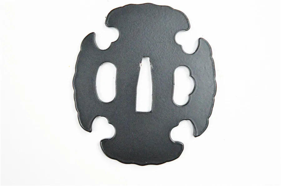 Steel Tsuba Guard For Japanese Samurai Sword Katana Wakizashi Accessory