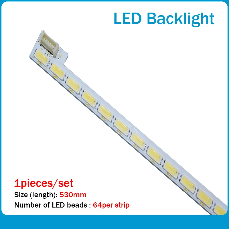 New 10PCS/lot  530mm LED strip for LG Innotek 42Inch 7030PKG 64EA 74.42T23.001 AUO TOSIBIA AU T420HVN01.1 T420HW06 T420HW04