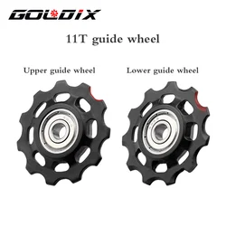 GOLDIX MTB Bicycle Pulley Wheel Nylon Fiber 11T 12T Road Bike Jockey Rear Derailleur Repair Kit for Shimano Sram X01 XX1 GX NX