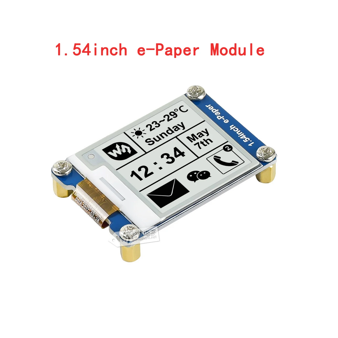 1.54นิ้ว SPI E-Ink EPaper E กระดาษโมดูลจอแสดงผลสำหรับ Arduino Raspberry Pi Zero 2 W WH 2 W 3A 3B Plus RPI 3รุ่น B 4 4B