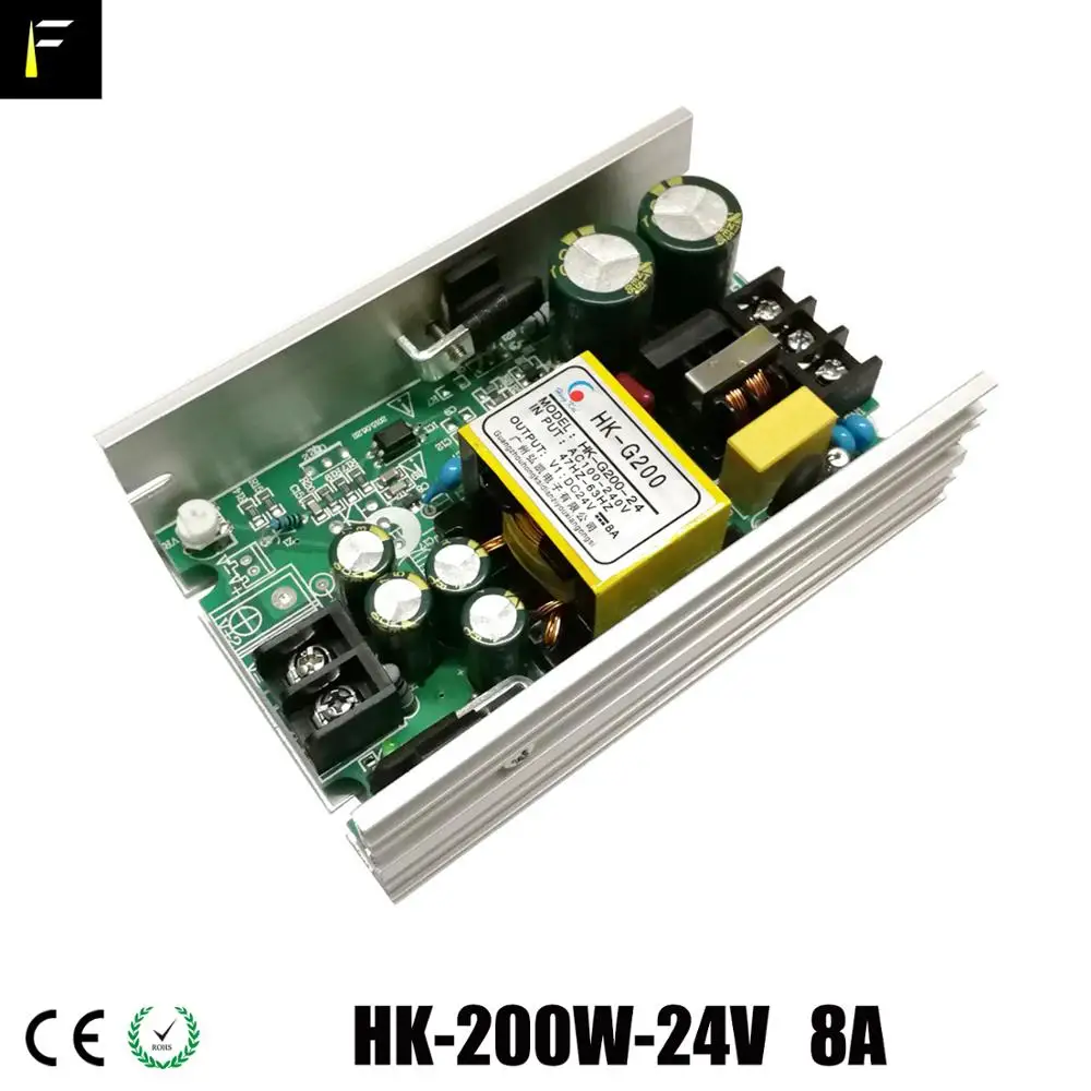 Switching Mode Power Board Supply SMPS 150w 180w 200w 24v12v36v Stage LED 54*3w RGB 3in1 COB Par Flood Light Power Source Board