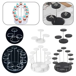 Acrylic Cupcake Display Stand for Jewelry Cake Dessert Rack Party Wedding Cake Stand Baby Shower Decoration Holder Transhome