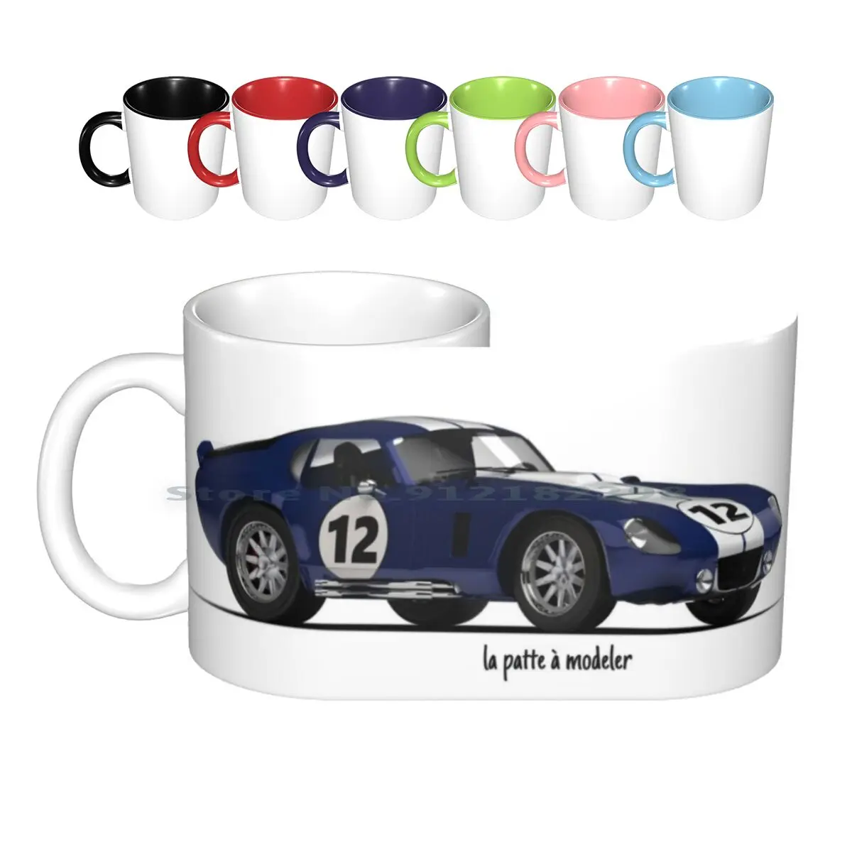 Shelby Daytona Ceramic Mugs Coffee Cups Milk Tea Mug Shelby Legendcar Daytona Collection Car Because Vintage 3d Automotive