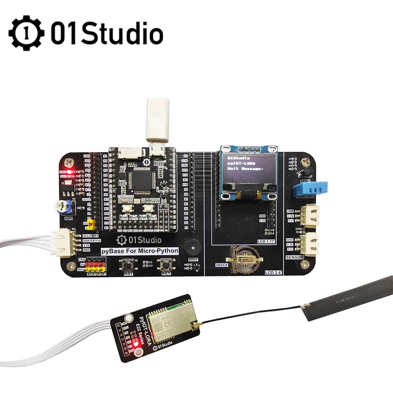 01Studio pyIOT- LORA Module Wireless  E22 433M SX1268 Module UART MircoPython Programming Development Board