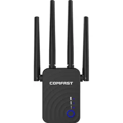 Repetidor de sinal de ligação wi-fi wr754ac, extensor de rede de frequência dupla, repetidor sem fio