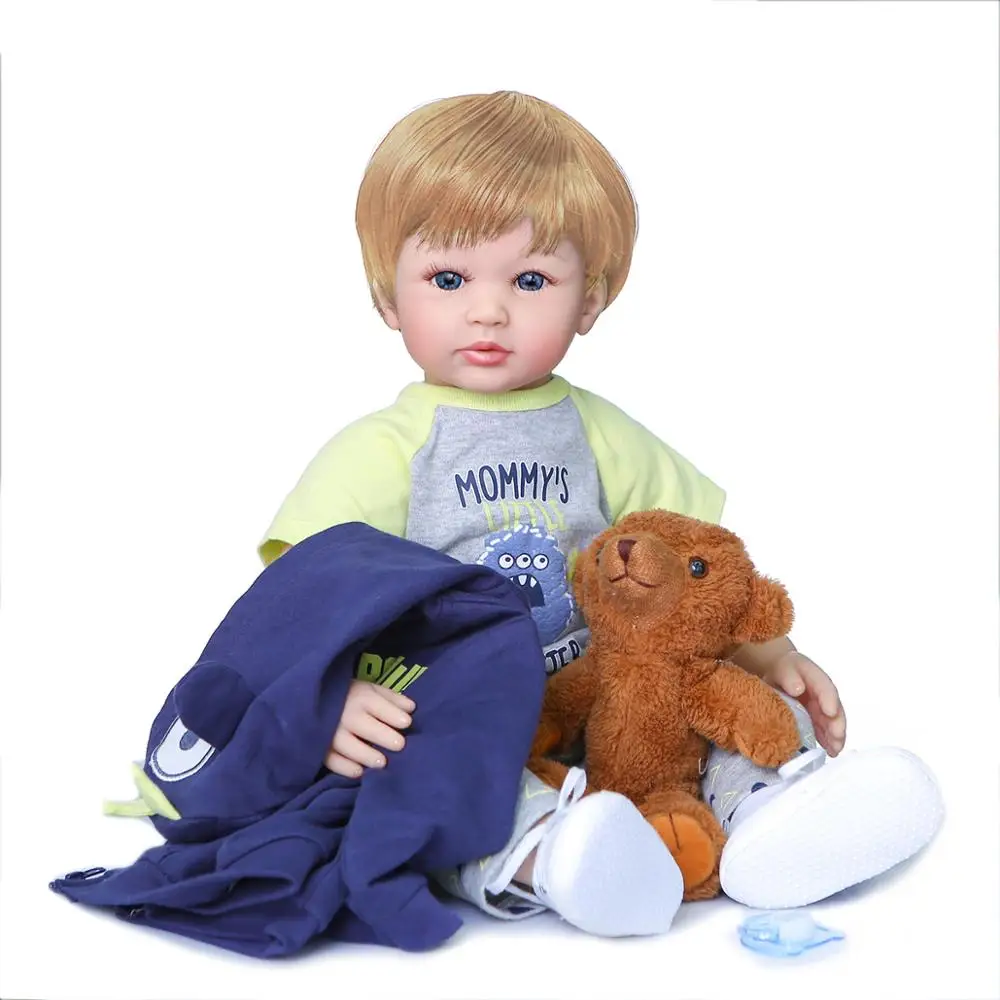 

bebes doll 60cm lifelike reborn toddler girl dolls newborn doll boy gift reborn dolls babies toys realistic soft silicone