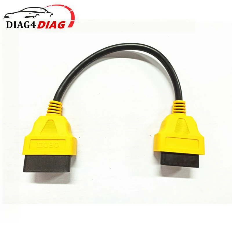 

30CM 13CM 16pin Car OBD2 Extension Cable 30 cm Extend obdii Connector Adapter Interface 16 pin Male to Female OBD 2 Adapter